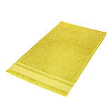 Махровий рушник Arya Жакард Hera 100% Бавовна Жовтий 50X90  см, фото 2