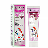 Зубная паста FrezyDerm Kids с ксилитом и кальцием (3-6 лет) фтор 500 ppm, 50 мл