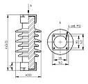 Ізолятор опорно-стрижневий ІОС-35/500 УХЛ1, фото 3