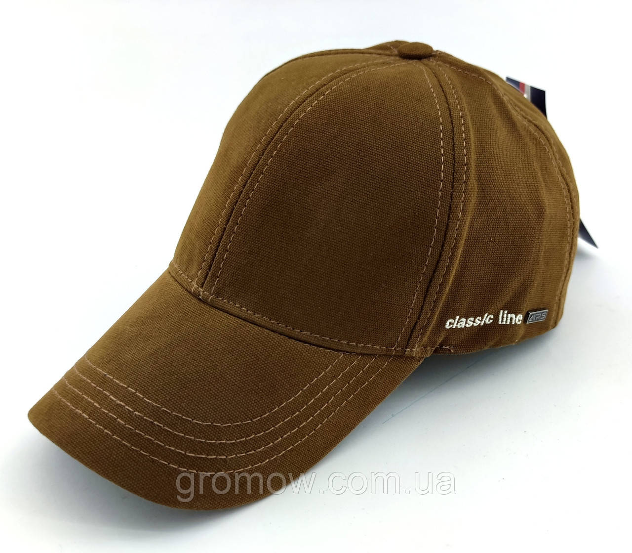 Кепка бейсболка чоловіча Atrics 54-58 розмір котонова низька посадка хакі (ББ173), фото 1