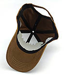 Кепка бейсболка чоловіча Atrics 54-58 розмір котонова низька посадка хакі (ББ173), фото 5