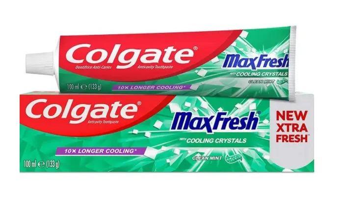 Зубна паста Colgate MaxFresh Вибухова м'ята з освіжними кристалами 100 мл, фото 2