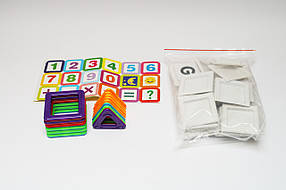 Магнітний конструктор для дитини магнітні блоки 40 елементів