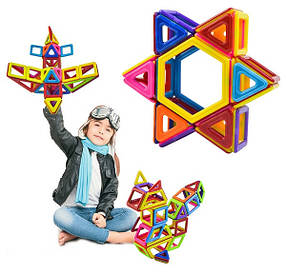 Магнітний конструктор для дитини магнітні блоки 40 елементів