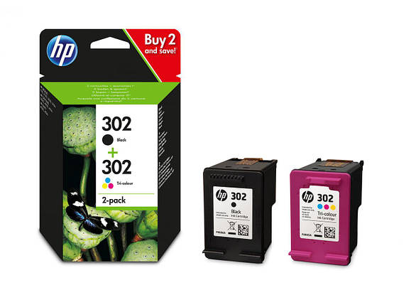 Картридж HP 302 Ink 2-Pack №4, фото 1