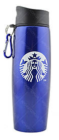 Термос Starbucks 500 мл металевий YSB-Q06 синій