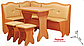 Кухонний куточок ГЕРЦЕГ (стіл, куточок і два табурети) "Пехонет", фото 9