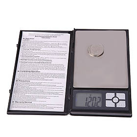 Високоточні ювелірні електронні ваги у вигляді блокнота Domotec MS-1108 0,01-500 гр (2151)