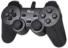 Дротовий геймпад (джойстик) Ucom UC-JS704S USB для ПК Black (25118), фото 4