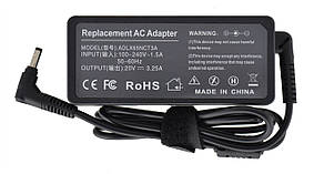 Блок живлення для ноутбука LENOVO 20V 3.25 A 65W 4.0x1.7 мм + кабель живлення (DC0316)