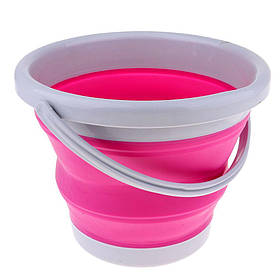 Відро складане (кругле) Folding Bucket 5 л (мікс)