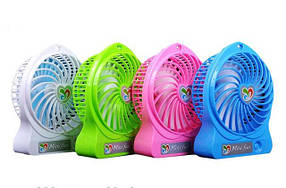 Вентилятор настільний Dellta USB DR-1501 з вбудованим акумулятором