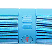 Портативна bluetooth колонка Dellta B6/F6 синя, фото 6