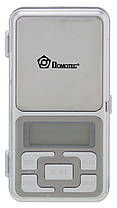 (УЦІНКА) Кишенькові ювелірні електронні ваги Domotec MS-1728С 0,1-500 гр (0380) (02031058), фото 3