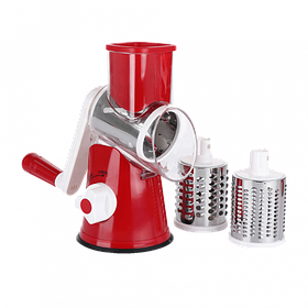 Ручна овочерізка-терка з насадками Kitchen Master 5140 Red (5333)