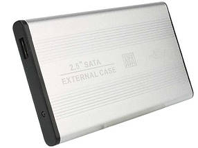 Зовнішня кишеня для HDD 2.5" SATA USB 2.0 Silver (4344)