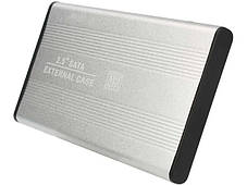 Зовнішня кишеня для HDD 2.5" SATA USB 2.0 Silver (4344), фото 3