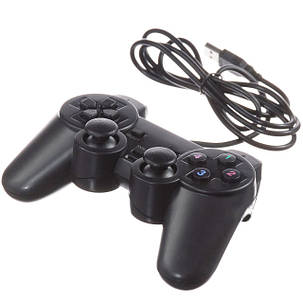 USB джойстик для ПК PC Dellta GamePad DualShock DJ-706 з вібро (25120), фото 3