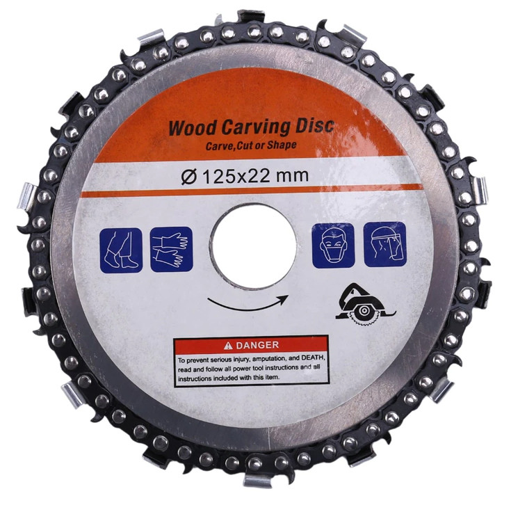 Диск пильный цепной для болгарки (УШМ) Ø125x22 по дереву alle Качество ...