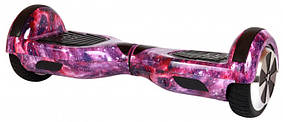 Гіроборд 6,5 (самобаланс, підсвітка, Bluetooth, сумка) фіолетовий космос із пультом