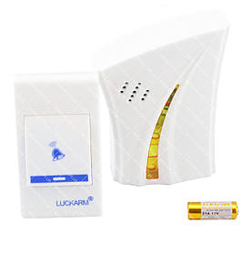 Бездротовий дверний дзвінок Luckarm Intelligent D8610 жовтий (0920)