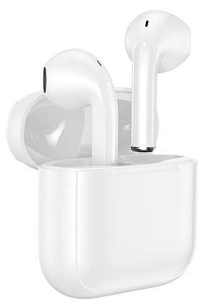 Бездротові TWS навушники Picun Music Pods White, фото 1