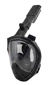 Повнолицева панорамна маска для плавання SmartTech (L/XL) з кріпленням для камери