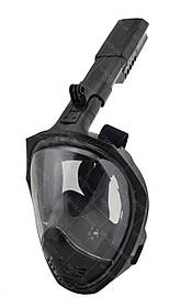 Повнолицева панорамна маска для плавання SmartTech (S/M) з кріпленням для камери