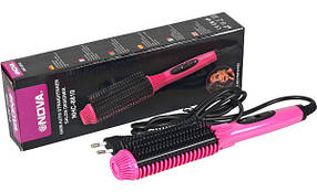 Гребінець електричний Nova NHC-8810 — праска для волосся