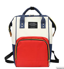 Рюкзак органайзер для мам Baby Baylor Червоний/Синій/Білий