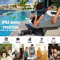 Колонка портативна Bluetooth IPX4 PUNKER Vtin VBS008B, фото 6