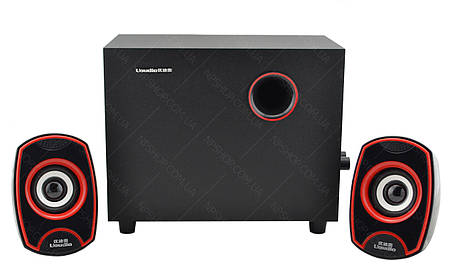 USB-колонки для ПК комп'ютерні колонки 2.1 MP3 Uaudio A5000, фото 1