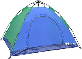 Намет автоматичний двомісний 2х1,5х1,1 м Синьо-зелений