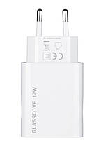 Мережевий зарядний пристрій Glasscove 2 USB 2.4 A 12W TC-012A (00552), фото 3