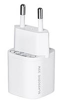 Мережевий зарядний пристрій Glasscove GAN 2 порти TYPE-C + USB 3A 33W TC-099BPQ33 (00555), фото 3