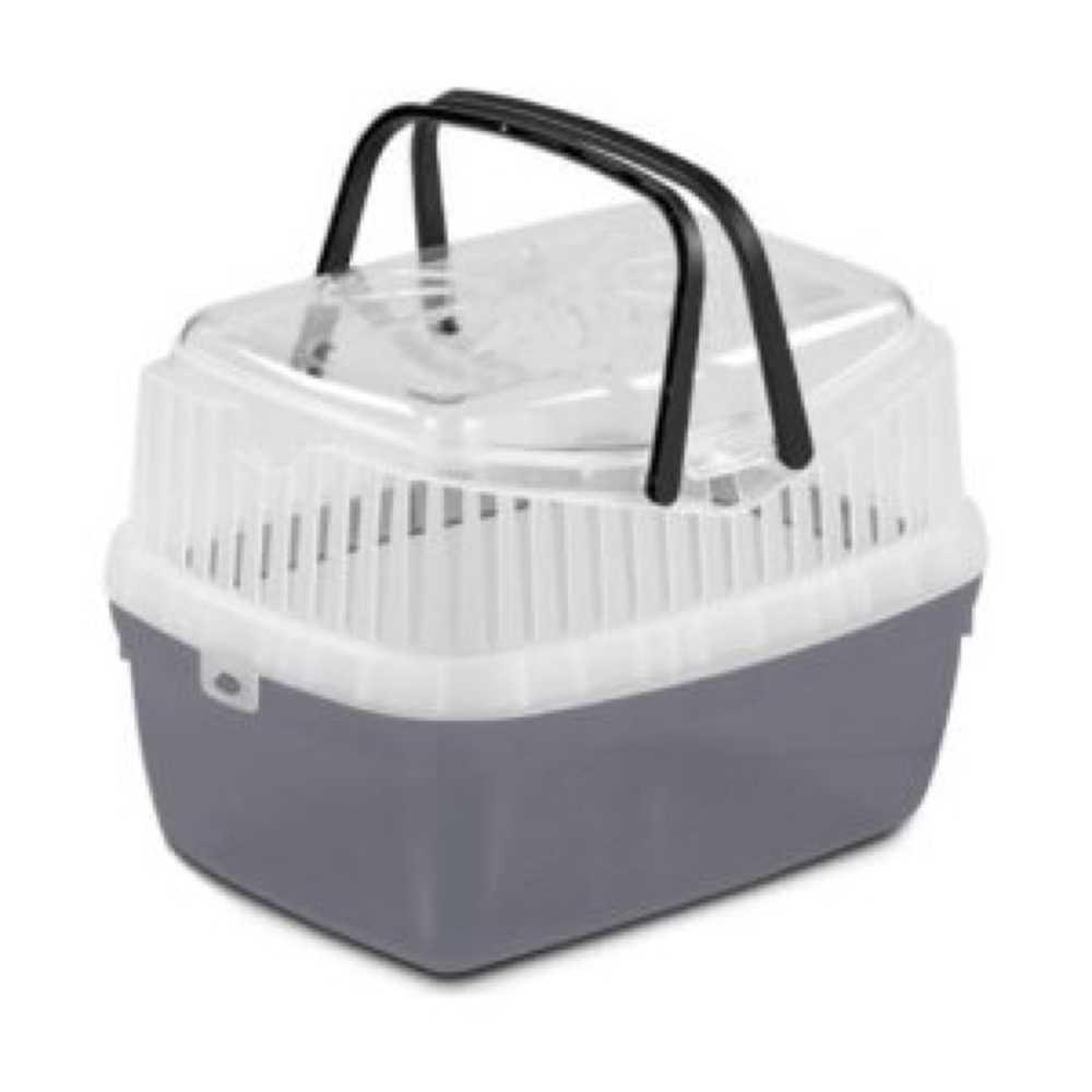 Переноска для гризунів та птахів MPS PORTOBELLO 30*23*21 см (сіра або червона), фото 1