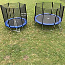 Батут Wings 252см із захисною сіткою +драбинка оригінал, фото 2