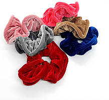 Велюрова резинка велика асорті