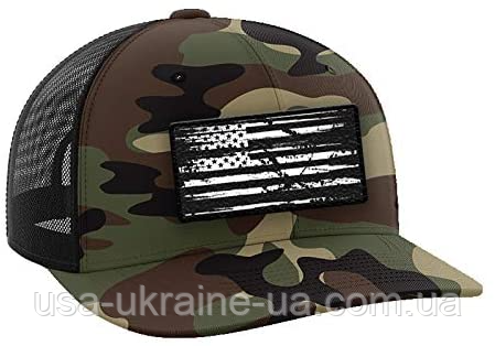 Тактична кепка Snapback із американським прапором Pro Supply, фото 1