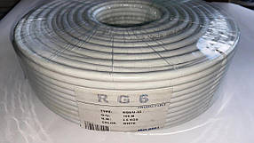 Телевізійний кабель GKS RG-6 (білий)