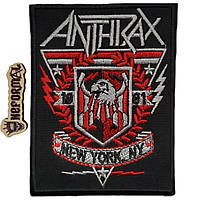 Нашивка Anthrax (New York 1981) 8,5x11 см.