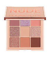 Палетка теней для век 9 оттенков HUDA BEAUTY light nude