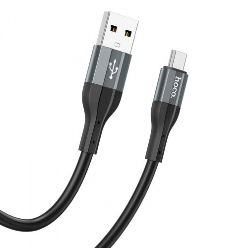 Кабель Hoco X72 USB - MicroUSB 2.4A/1m (Чорний)