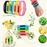 Силіконовий браслет відлякувач комах, браслет від комарів Anti Mosquito Band MOSQUITO BRACELET, фото 3