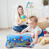 Водяний килимок дитячого Qmol з рибками Надувної водного килимка для малюків (без коробочки), фото 3