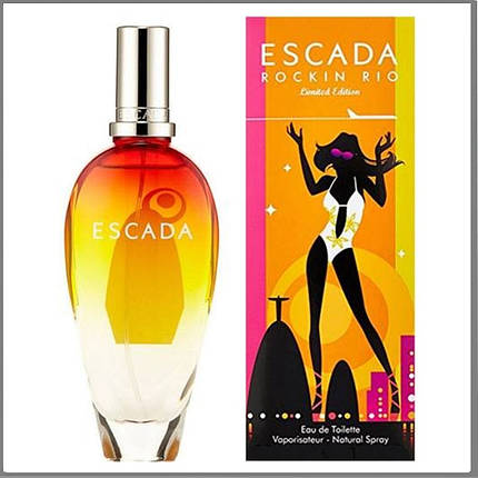 Escada Rockin Rio Limited Edition туалетна вода 100 ml. (Ескада Рокін Ріо Лімітед Едішн), фото 2