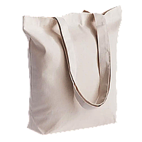 Тканевая эко сумка шопер Avoska стильная хлопковая из суровой саржи 240 г.м2 (35х41х7 см)