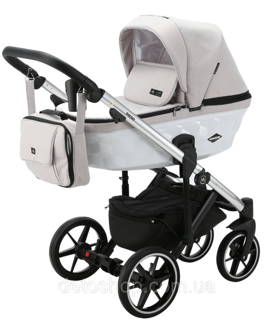 Дитяча універсальна коляска 2 в 1 Adamex Diego TK-571, фото 1