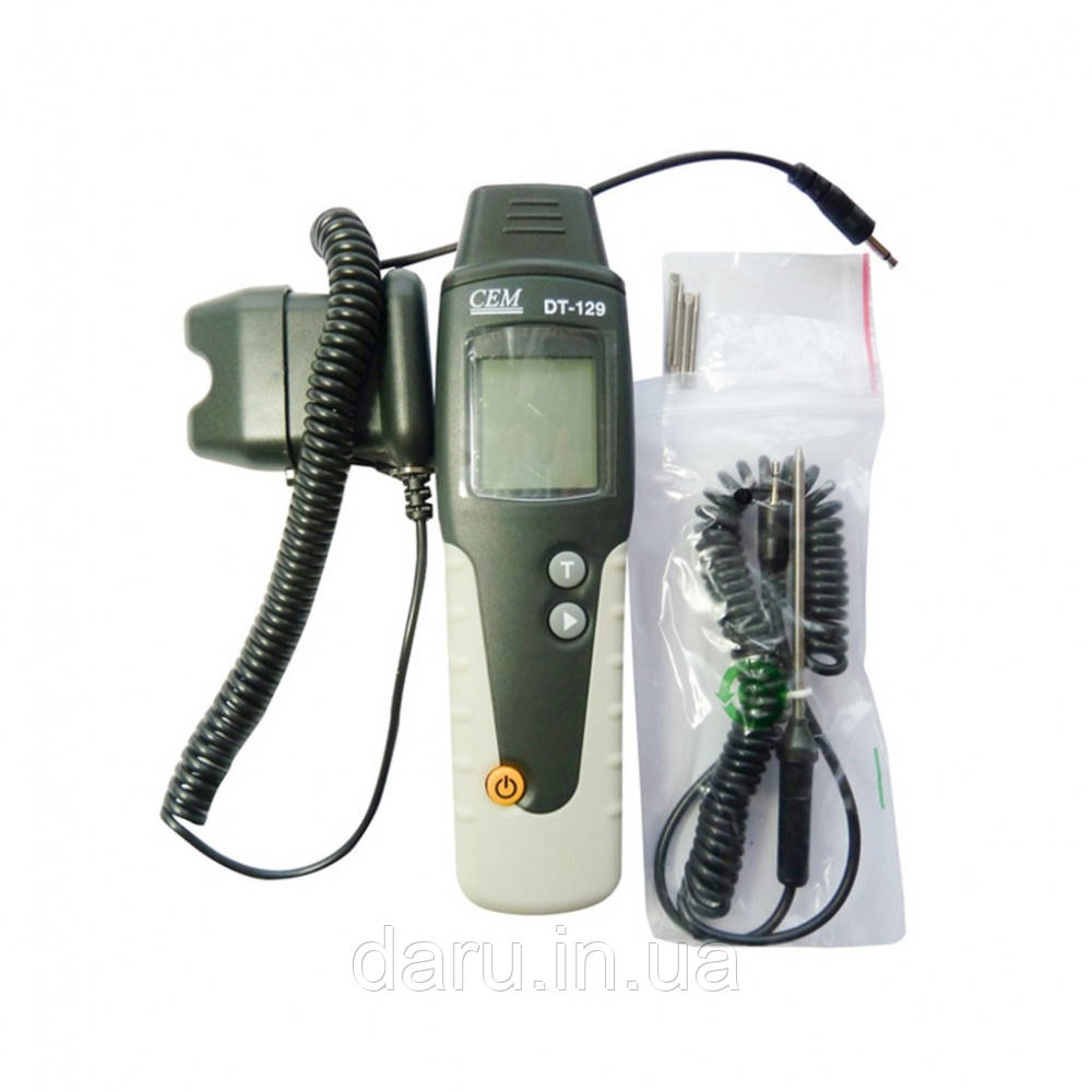 Двоканальний влагомер деревини CEM DT-129 (6-99,9 %; 0-60 ºC)