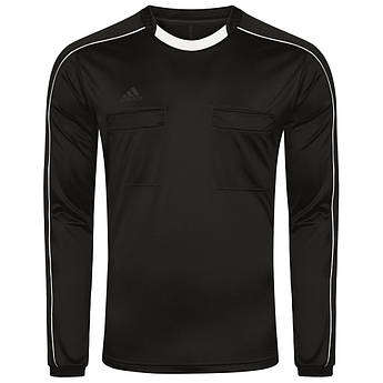 Футболка арбітра з довгим рукавом Adidas Referee 16 Long Sleeve Jersey AJ5920, Чорний, Розмір (EU) — M